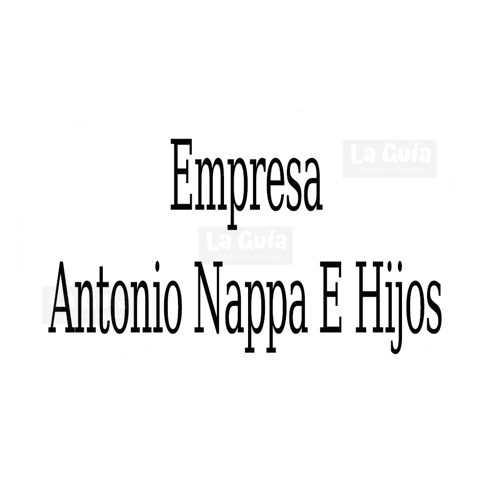 Empresa Antonio Nappa E Hijos