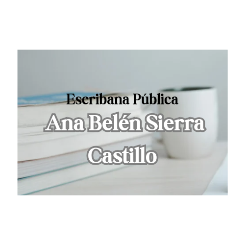 Escribana Ana Belén Sierra Castillo
