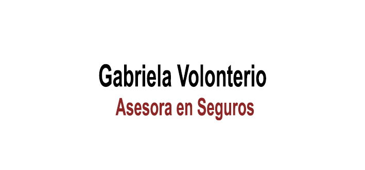 Gabriela Volonterio Asesora en Seguros