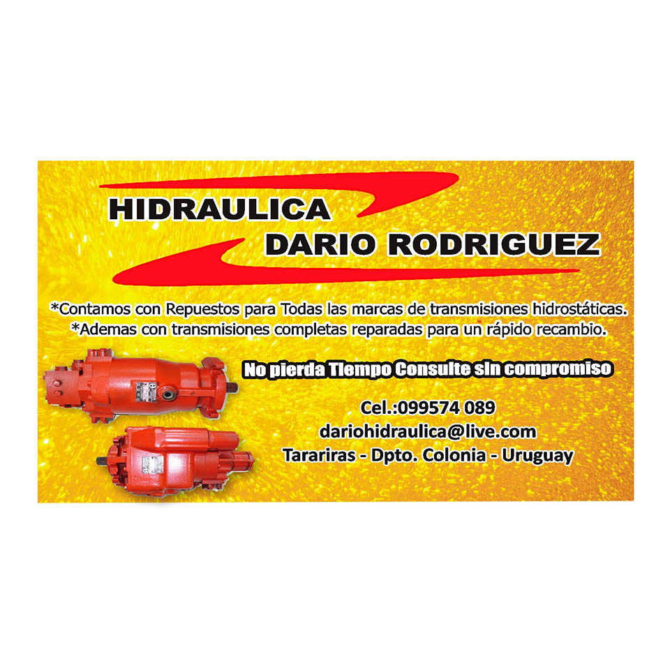 Hidráulica Darío Rodríguez en Tarariras