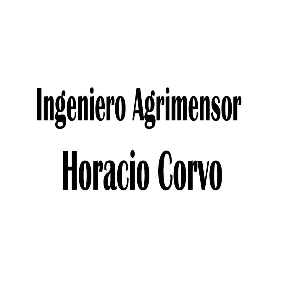 Ingeniero Agrimensor Horacio Corvo